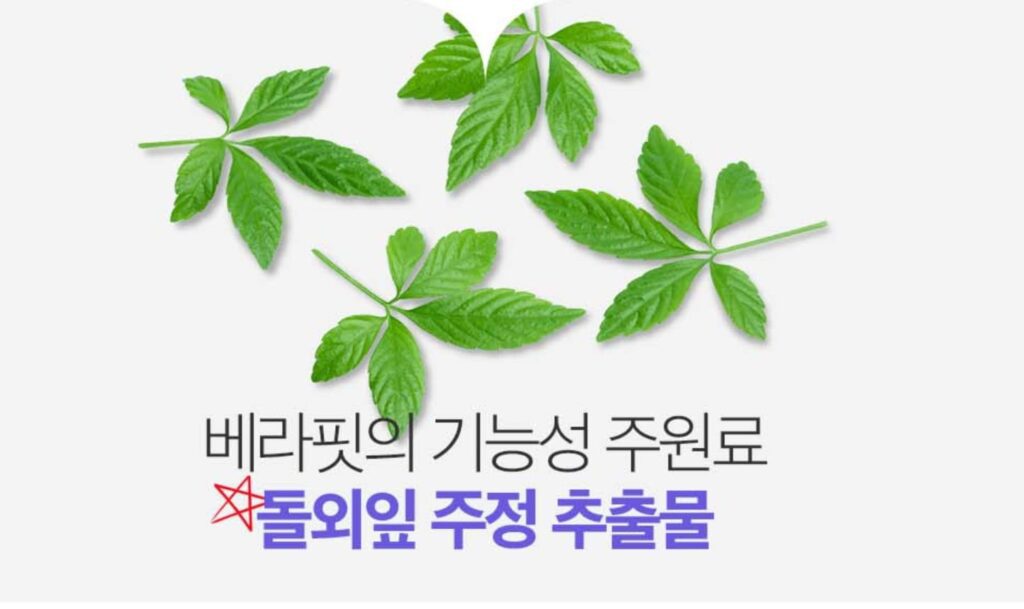 베라핏의 기능성 주원료 돌외잎 추출물의 효능