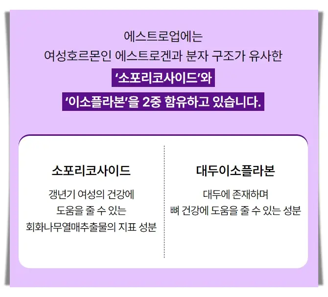 르시크릿 에스트로업 성분 및 효과